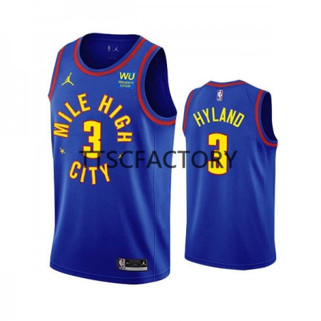 Dres Denver Nuggets NahShon Hyland 3 Jordan 2022-23 Statement Edition Royal Swingman - Muške
